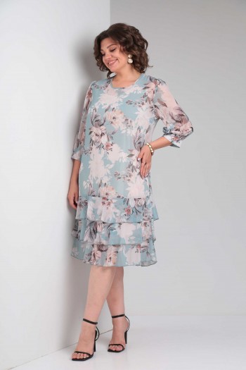 Платье нарядно-повседневное 2680 мятное