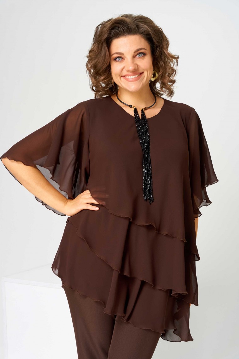 Туника 4100 коричневый