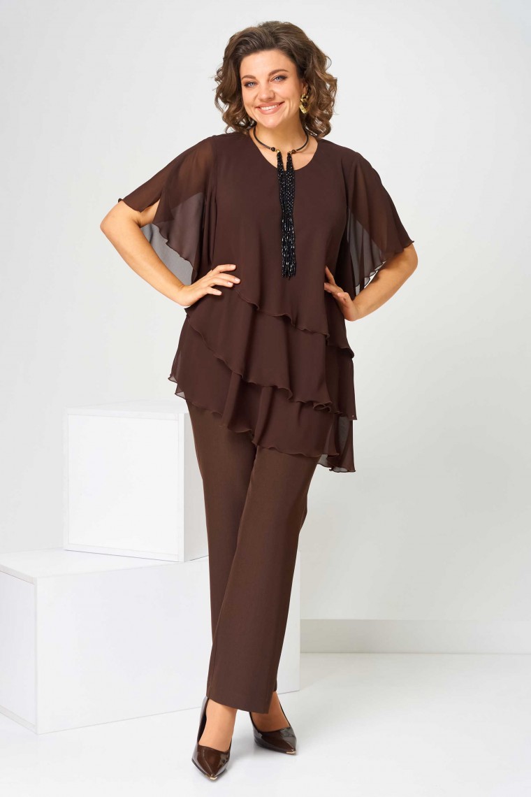 Туника 4100 коричневый
