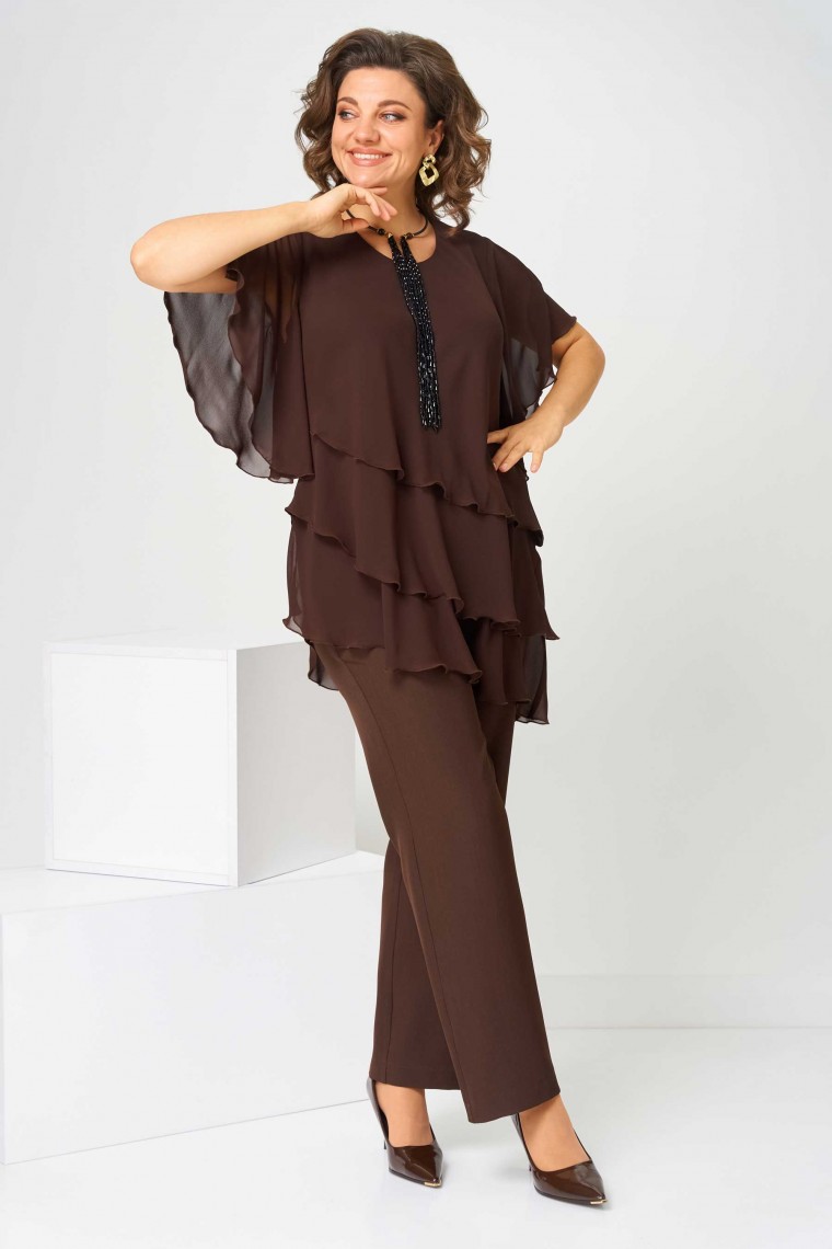 Туника 4100 коричневый